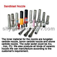 Sandblast nozzle