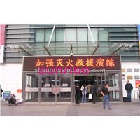 Semi-Outdoor LED Display for Showing Information