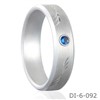 New Fashion Accessories Gemstone Ring White Tungsten Ring