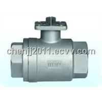 2PC Stainless Steel Ball Valve for actuator ISO5211