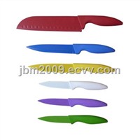 6PCS knife set with color handle
