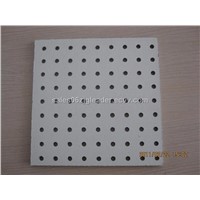 Acoustic perforated ceiling board
