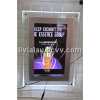Crystal light box with screw