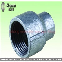 Hot dipped galvanized pipe fitting reducing plain socket
