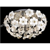 L60cm flower crystal ceiling lamps pendant lamp dinning lighting hotel light