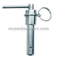 L handle double acting quick release ball lock pin