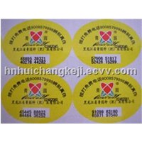 Label Stock Materials of Frangible and Anti-fake Feature