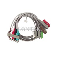 M1623A PH ECG Lead Wire set for Patient Monitor,5-lead,AHA Clip