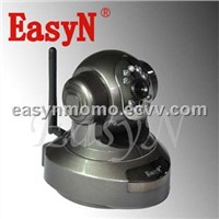Mobile view PT WIFI H.264 IP camera with IR-CUT and 15 preset positions, local memory HS-691B-M186I