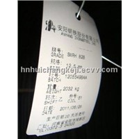Heat Resistant Tags for Steel Plate