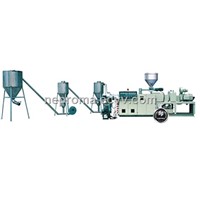 PVC Conical Twin-Screw Ectrude Wind-Cooled Mold Pelletizer