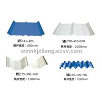 Processing various type of colored roof panel