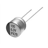 Radial electrolytic capacitor low leakage current type