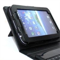 Samsung galaxy accessories of PU leather Bluetooth keyboard case with kickstand