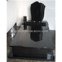 Shanxi black granite tombstone/monument