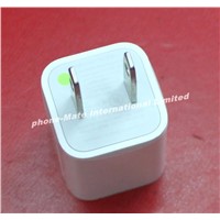 US standard green point travel Charger for iphone