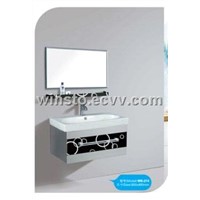 bathroom cabinet white Hot sale 2011 new models and the color can be changed