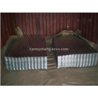 color painted galvanzied corrugated steel sheet