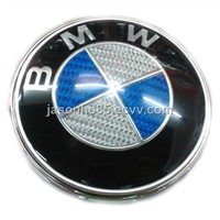 real carbon BMW car logo emblem