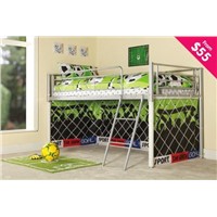 *PROMOTIONAL BED* Childrens Novelty Soccer Curtain Mid Sleeper Bed