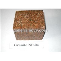 Red Granite block
