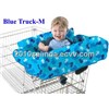 Baby Shopping Cart Cover/Grocery/Trolley Cart Cover/Seat Cover/Pad/Cushion--Blue Truck