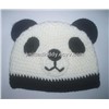 KK099 crochet panda kid hat