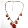 ruby ceramic necklace