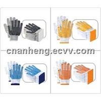 PVC dotted hand gloves