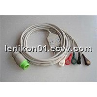 Siemens/GE /NEC Patient monitor ECG/EKG cables with leadwires