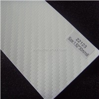22123 white big texture 3d carbon fiber vinyl