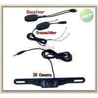 2 wireless transmitter,receiver and Rear Mirror,Car rear view Night Vision Camera,100MW