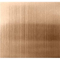 304 rose gold color titanium coated stainless steel sheet