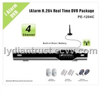 4-CH iAlarm DVR Standard Wireless Accessories Package