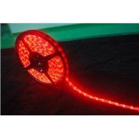 60led/m  non-waterproof SMD 3528 Flexible  red led Strip, 4.8w/m, 5m/reel, PCB width 8mm