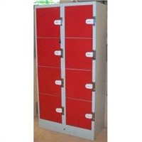 8Doors Red Charge Coin Locker