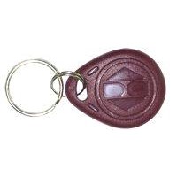 ABS Material Mahogany Colored RFID Key Tag for IC Card