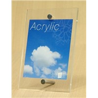 Acrylic Photo Frame with Metal Stents