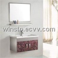 Bathroom Cabinet Vanity with Ceramic Basin