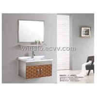 Bathroom Cabinet, stainless steel Wall Cupboard Series, including Sink