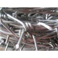 Galvanized Barbed Iron Wire for Woven Wires Fences to Form a Fencing System or Security System