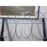 Galvanized Razor Wire or Stainless Steel Razor Barbed Wire Fence