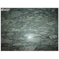 Green cloud marble