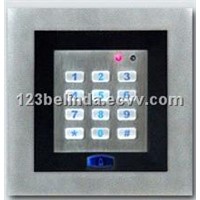 Metallic Silver Waterproof Security Access Controller,Keypad Door Controller with EM Card Reading