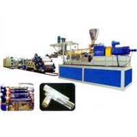 Wood-plastic sheet extrusion line