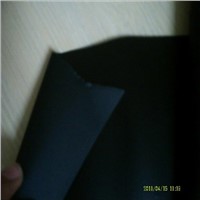 black non-halogenated flame retardant polycarbonate films and sheets