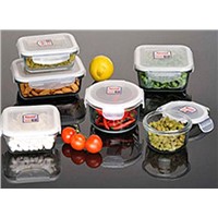 borosilicate glass storage food container