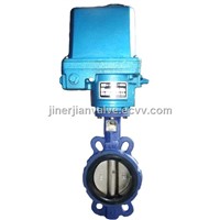 electrically operated butterfly valve