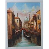 oil painting art Venice City Bridge --WNS20