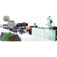 pp hollow grid board production line